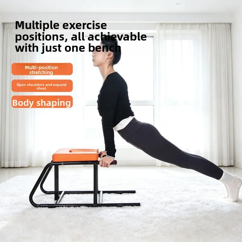 Home Yoga Inverted Stool Inverted Fitness Chair Assisted Inversion Device for Neck and Shoulder Stretching Fitness Practice