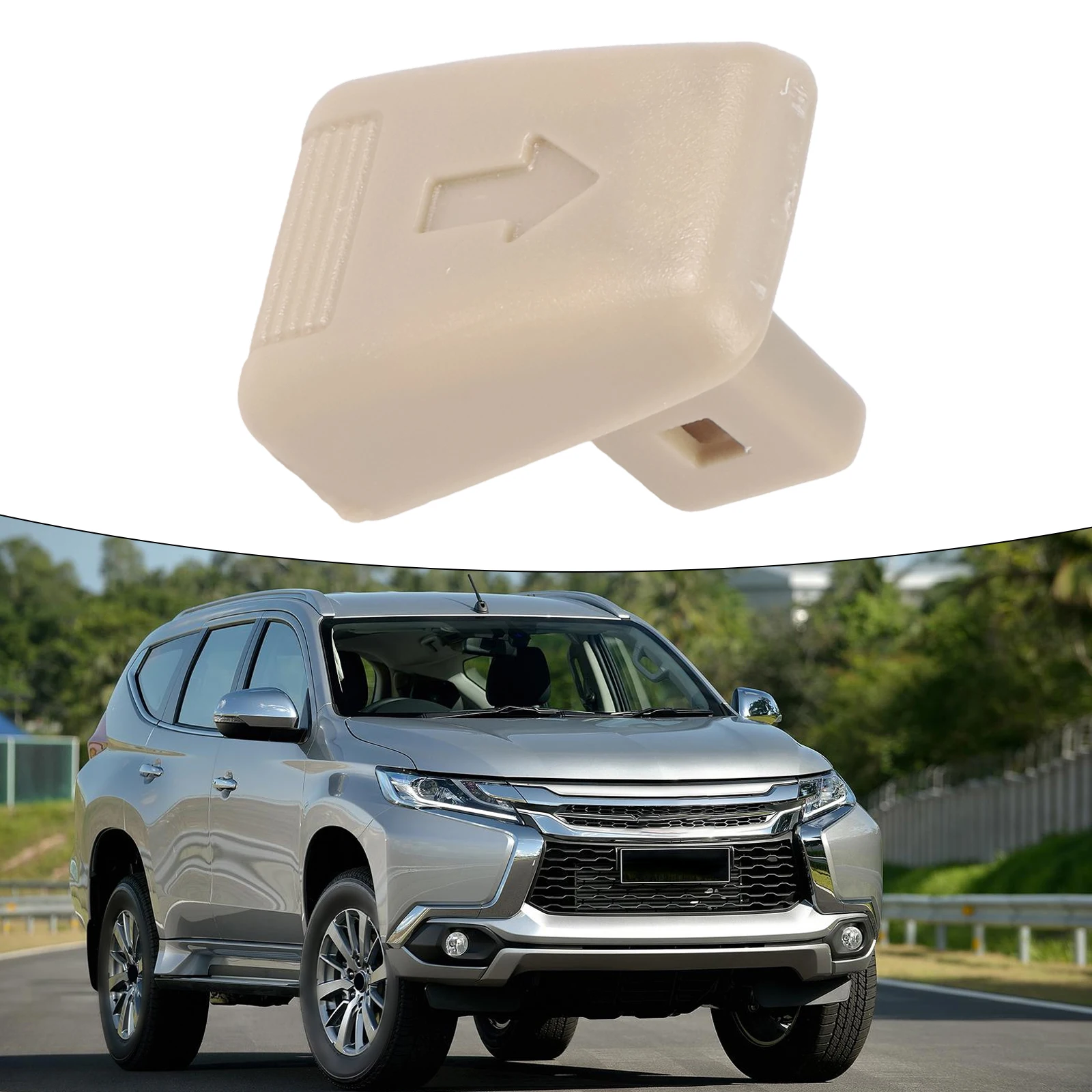for shogun Seat Lever Folding Lever Knob Easy Install Second Row Seat Lever OEM Number MR655388 Reliable Folding Mechanism