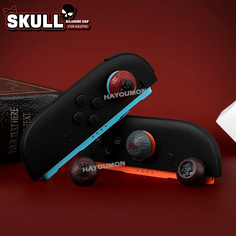 4PCS/Set Silicone Thumb Grip Cap Cover For NS2 Switch 2 Joypad For PS5/PS4/Xbox/XSS XSX/Switch Pro Controller Analog Cap Case