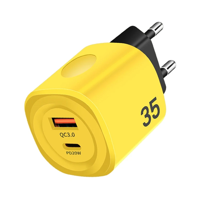 PD USB 35W 2-Port Quick Charge 3.0 tragbares Wandladegerät mit schneller Ladefunktion für iPhone 15, Samsung, Huawei, Xiaomi – Detail 10