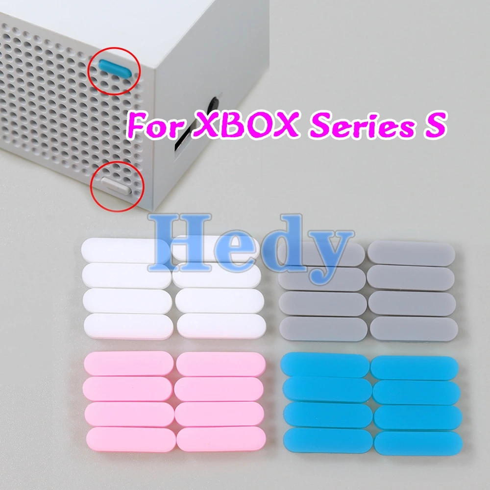 1 مجموعة لسلسلة XBOX XSS قواعد مطاطية غطاء للقدم مقاوم للصدمات لوحدات التحكم XBOXSeries S استبدال إصلاح جزء