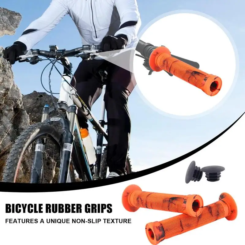 Bicycles Handlebar Grips Bicycles Grip Protector Riding Handle Rubber Grips Non-slip Handlebar Grips For Enhanced Control Bikes