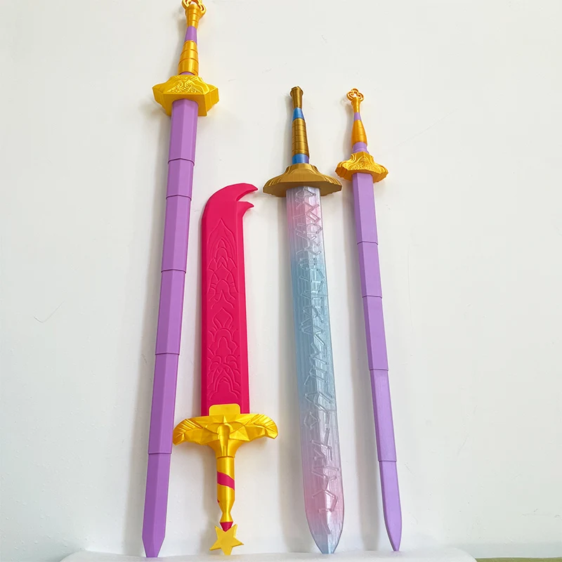 Espada de cazador de brujas Rumi, armas de Cosplay, accesorios de juego de rol para niña, ídolo de grupo, accesorios de disfraz de Carnaval de Halloween, Navidad