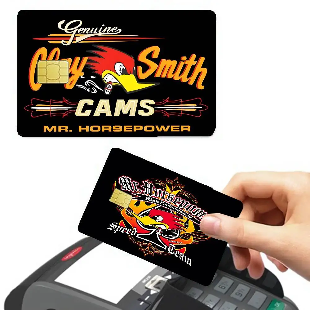 Mr H-Horsepower Clay Smith Fashion Matte Gold Silver Black Matte Film Skin Sticker Tape for Bank Credit Debit Card