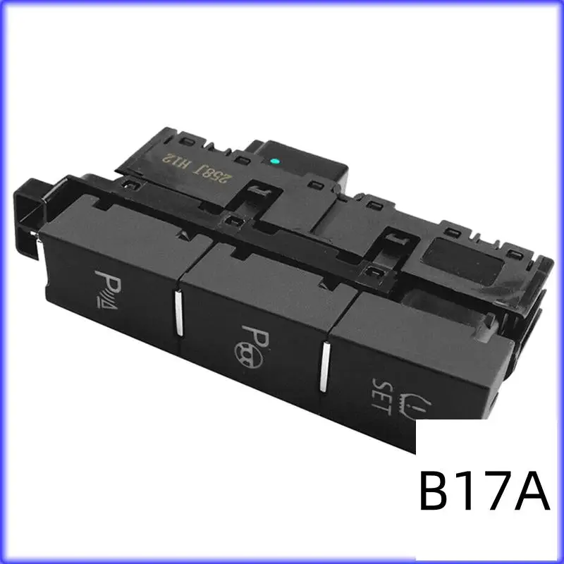 

BT-Multi Center Parking Panel PDC Tyre Pressure Switch Parking Assist Switch 5G1927238E Black Plastic For VW Golf MK7