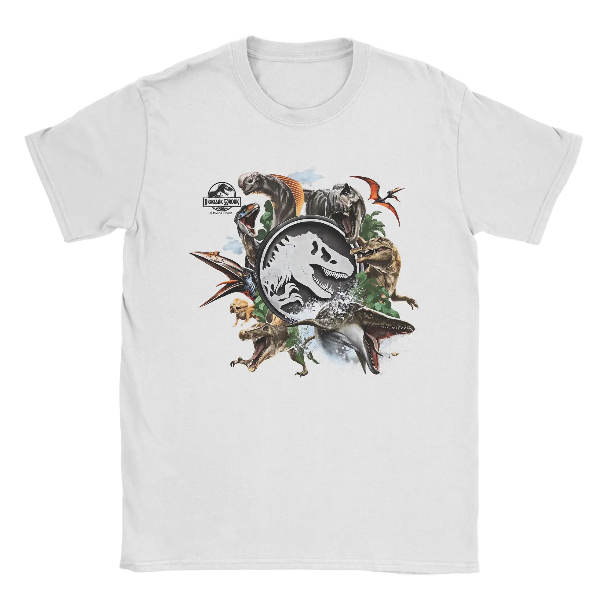 

Jurassics World T-Shirt Summer Hip Hop T-Shirts Adult Pure Cotton Comfortable 4XL 5XL 6XL Tees Short-Sleeved Awesome Tshirt
