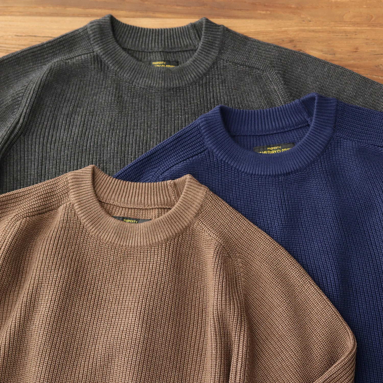 

Autumn and Winter New American Retro Heavyweight Raglan Sleeve O-neck Knitted Sweater Men's 65% Wool Casual Pullover Knitwear