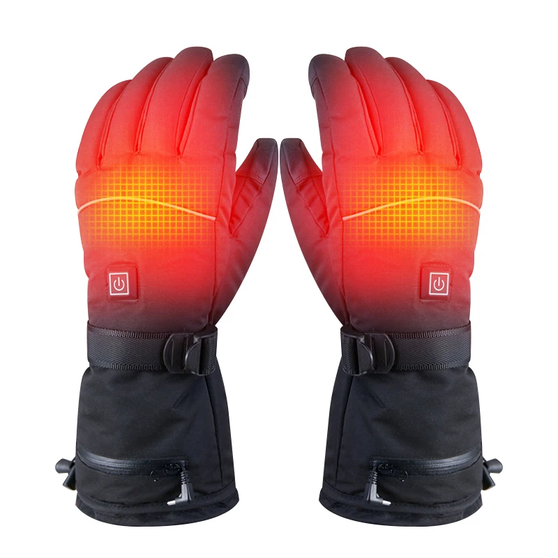 

Winter Warm Insulated Heated Gloves Windproof Electric Battery Ski Bike Motorcycle Outdoor Snowboarding Gear