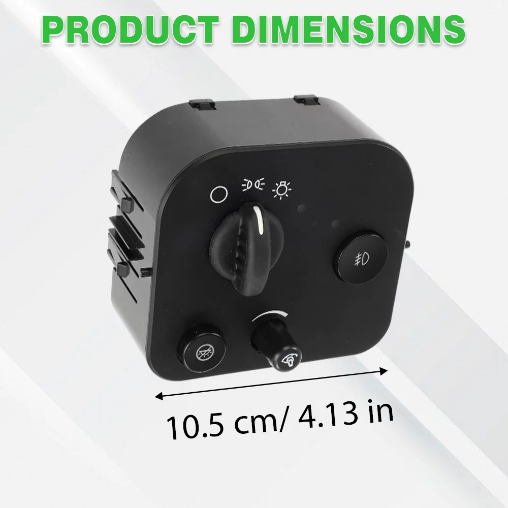 لسيارة شيفروليه تريل بليزر EXT 2002–2006 15157677 المصباح الأمامي مفتاح باهتة 10372949 #5