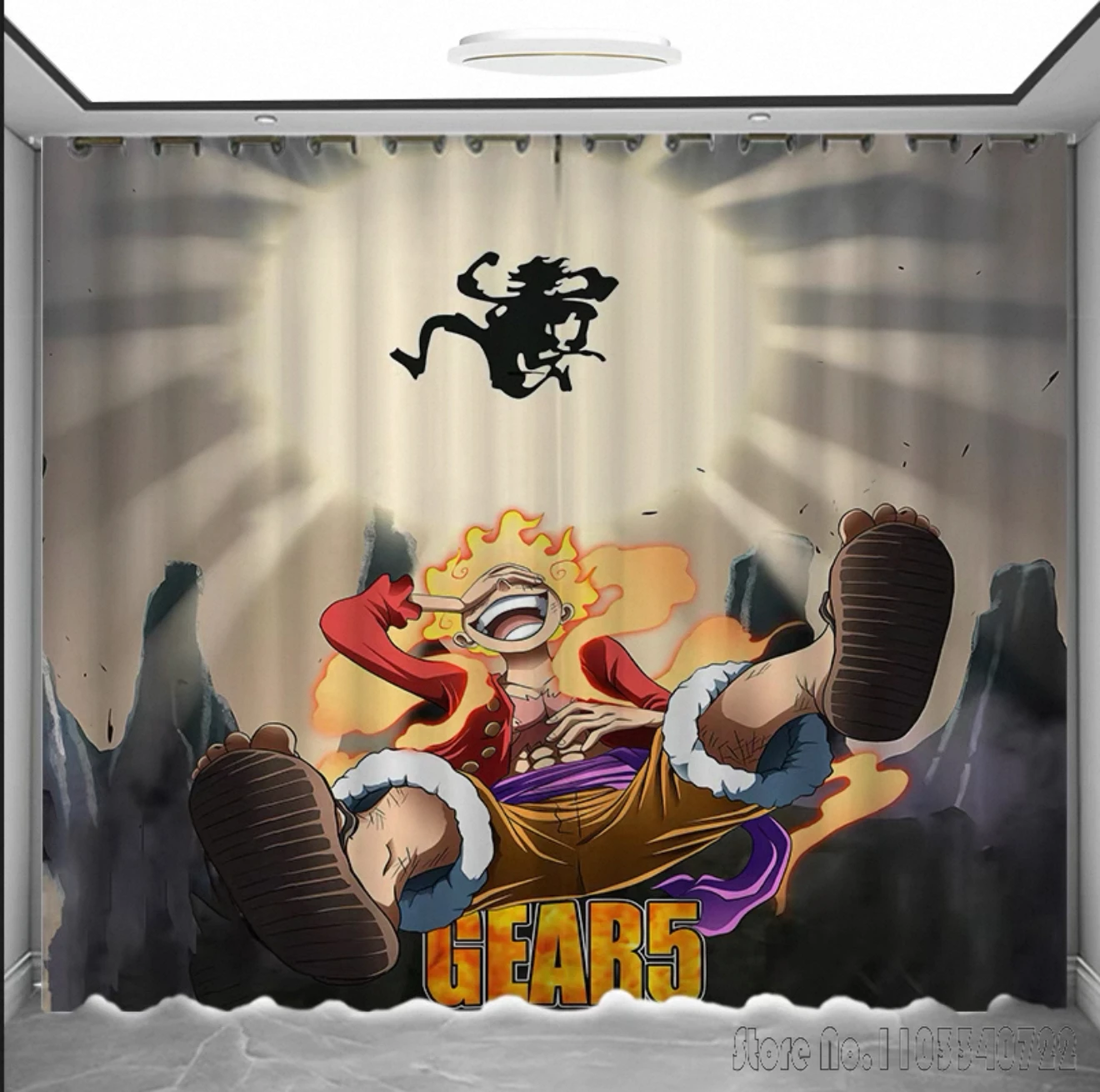 

Популярные цельные плотные шторы Roronoa Zoro Luffy Nami с термоизоляцией, японская гостиная с принтом, подарок для маленьких детей