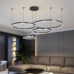 Modern home decor ring led lights pendant light lamps for living room Chandeliers for dining room hanging light indoor lighting
