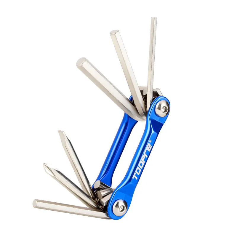 Portable Folding Allen Wrench 3mm 4mm 5mm 6mm Screwdriver Set Bicycle Repair Tool Cycling Accessories