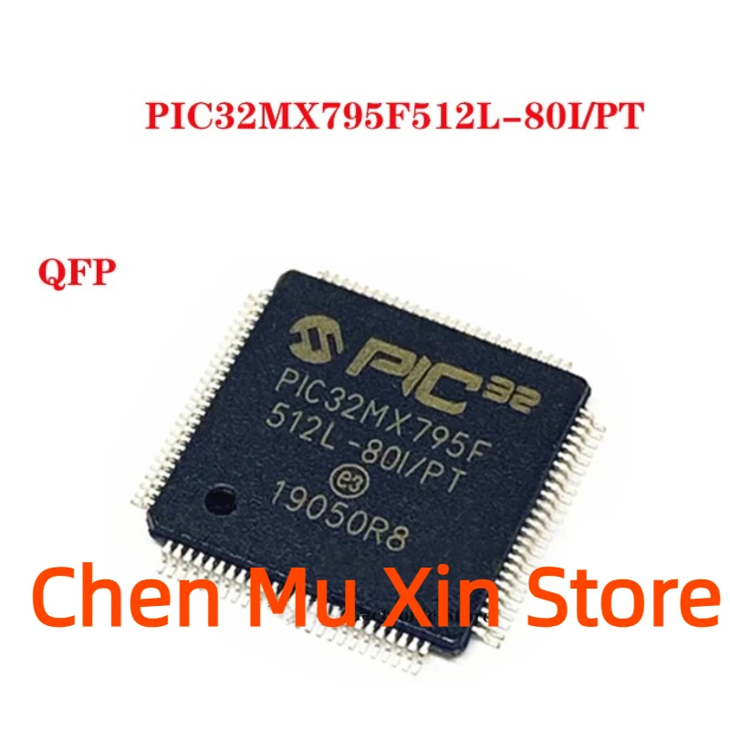 

1pcs/lot PIC32MX795F512L-80I/PT PIC32MX795F512L QFP100 integrated circuit IC Single chip IC MCU 32BIT 512KB FLASH 100TQFP