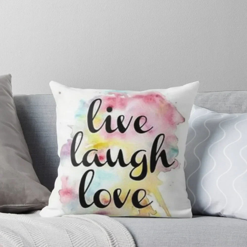 love live laugh Throw Pillow Pillow Decor Elastic Cover For Sofa pillowcases for sofa cushions Pillow