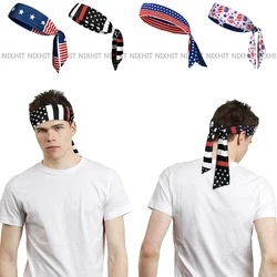 Sport America Headbands Men Cycling Running Sweatband Fitness Jog Tennis Yoga Gym Headscarf Women Head Sweat Hair Band Bandage