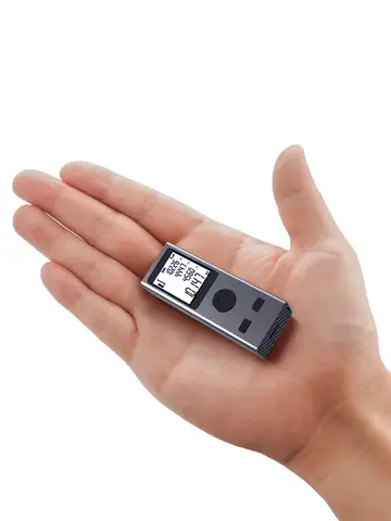 ミニレーザー距離計デジタル巻尺レーザー定規 USB 充電アルミ合金胴体測定距離: 30 メートル/50 メートル