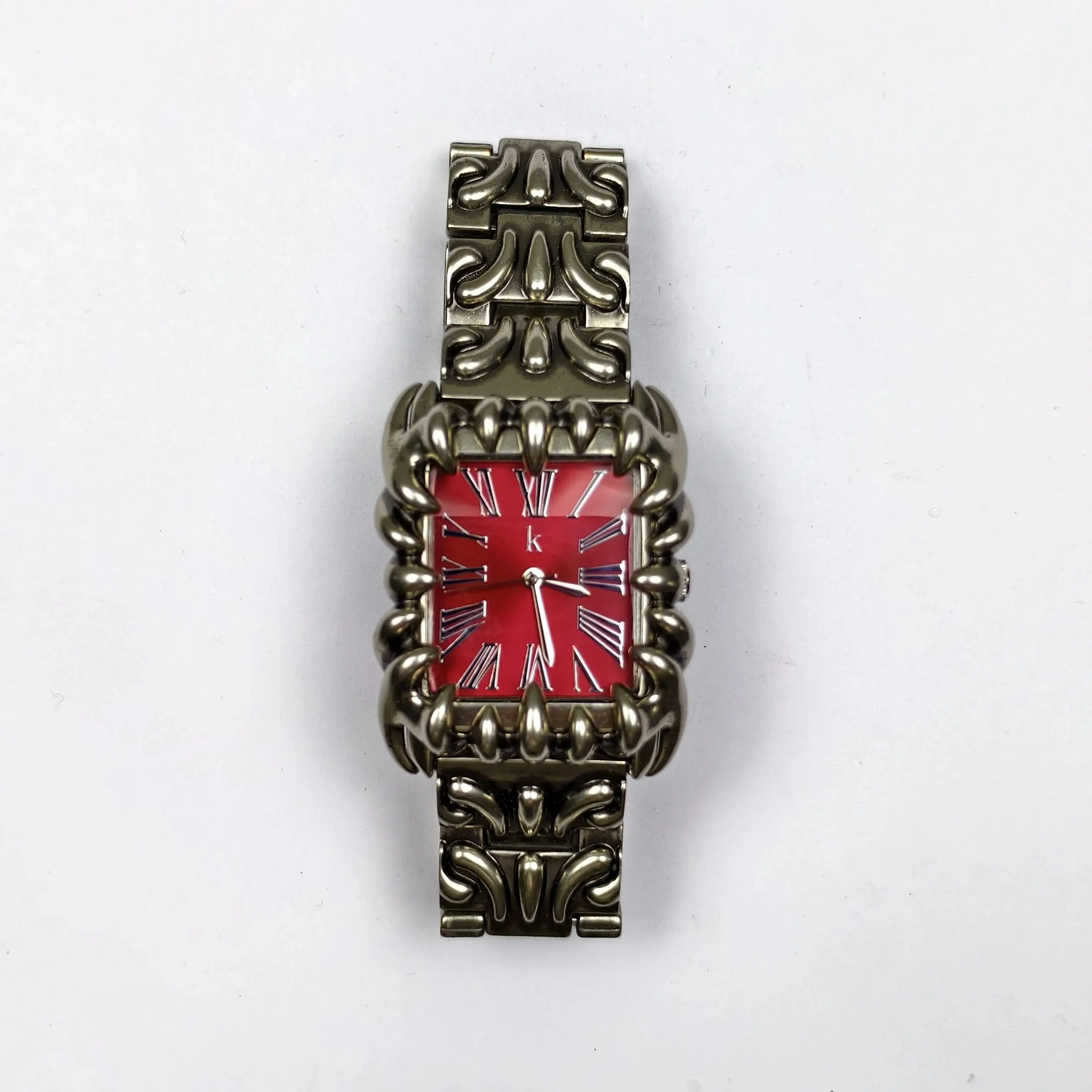 Authentic Kiosk Special-Shaped Watch Square Claw Alabaster Retro Y2K European and American High-End Ins Same Style