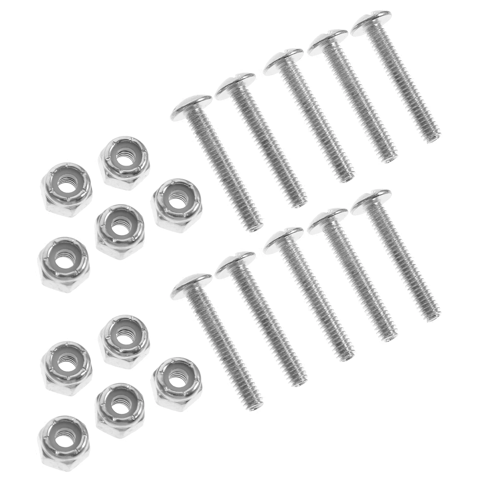 12 Pcs Table Football Screws Machine Nuts Foosball Hardware Footballs Galvanized Iron Fastener Man