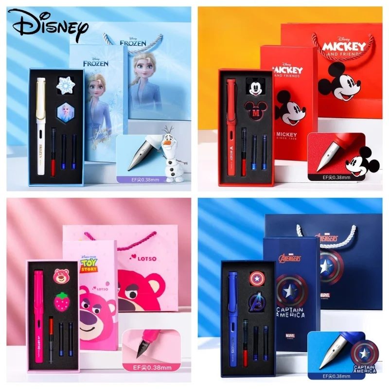 

Disney Genuine Mickey Captain Fountain Pen Luxury Quality Business Office Student Cartoon School Stationery Supplies With Gifts