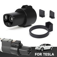 Electric Vehicle EV Adapter for Type 1 to TESLA Convertor J1772 to Tesla EV Charger Connector for Electric Car Accessories