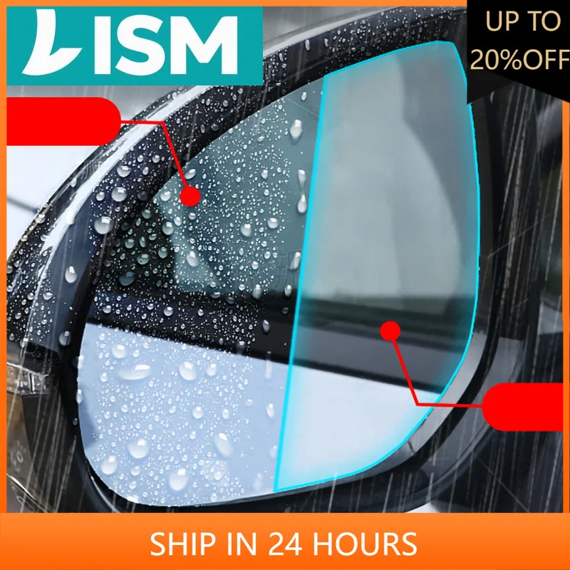 

NEW1 For BYD Yuan UP EV Yuan Pro 2024 2025 Car Rearview Mirror Glass Reflective Rainproof Film Rearview Mirror Film Auto Accesso