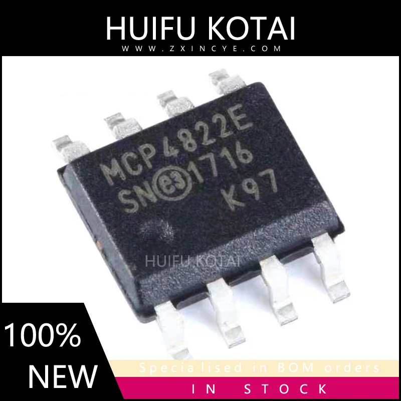 1pcs MCP4822-E/SN MCP4822 SOIC-8 New Spot Inventory