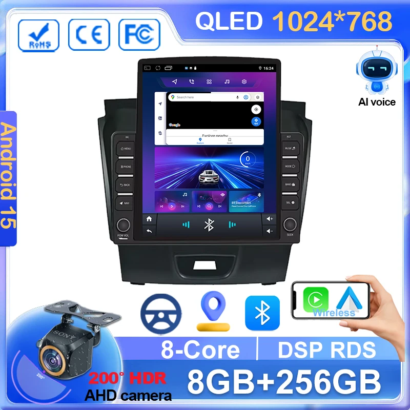 

Car Radio Carplay For Chevrolet Holden S10 Trailblazer Colorado Isuzu GPS Navigation Video Android Auto Stereo 5G Wifi No 2din