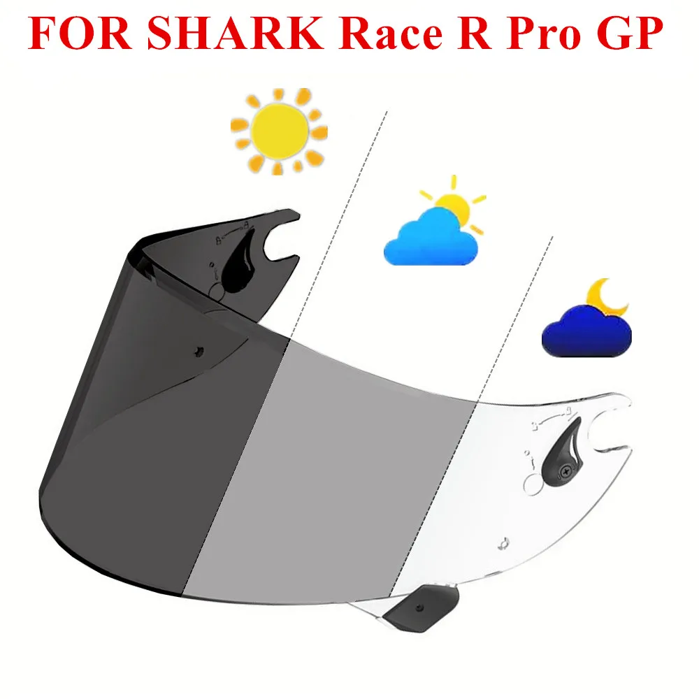 

Race R Pro GP Helmet Visor For Shark Race-R Pro GP Motorcycle Helmets Lens Goggles Plating Gold Red Replacement Casco Visera