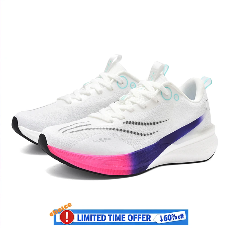 

Men's Running Shoes Jogging Breathable Cushioning Non-Slip Outdoor Marathon Shoes Trainer Race Casual Sneakers Off-road Shoes