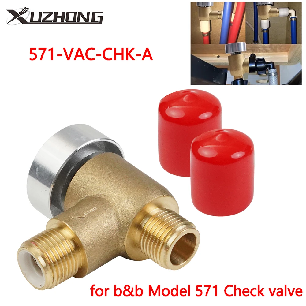 571-VAC-CHK-A RV Vacuum Breaker Check Valve,Fit For b&b Model 571 Check Valve Brass RV Backflow Preventer Valve