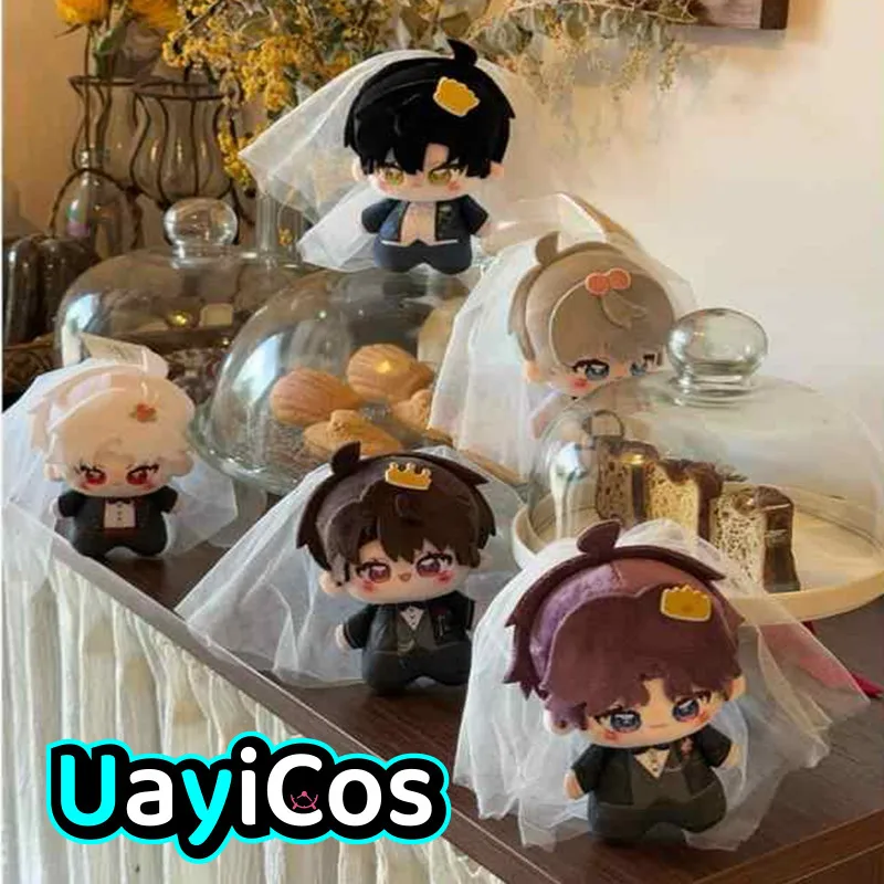 

10 см Love and Deepspace Zayne Sylus Caleb Xavier Rafayel аниме игры мягкие плюшевые куклы одежда брелок сумка кулон игрушка для детей