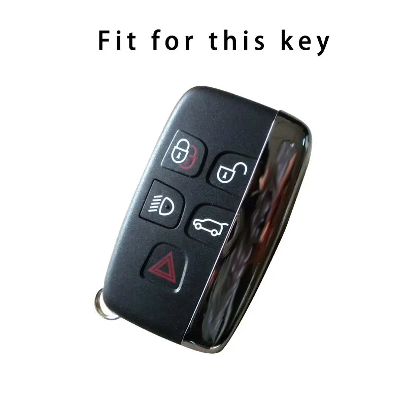 Leather TPU Car Key Cover Case Shell Holder for Land Rover Range Rover Sport Evoque Freelander2 for Jaguar XF XJ XJL XE C-X16