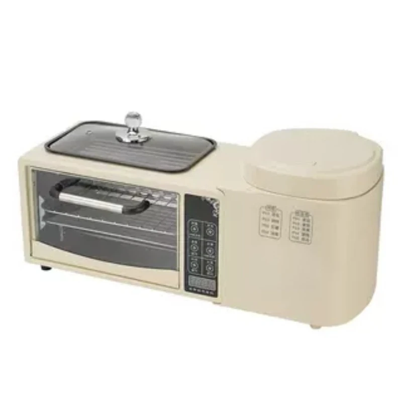 

4-in-1 Multifunctional Breakfast Machine, Electric Oven, Rice Cooker, Toaster, Sandwich Maker, Hot Pot, Household Use