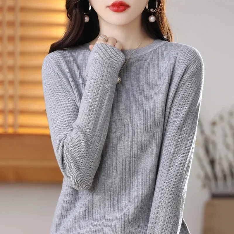 

Autumn Winter Basic Turtleneck Knitted Bottoming Warm Sweaters Women's Pullovers Long Sleeve Pullover Jumper Tops