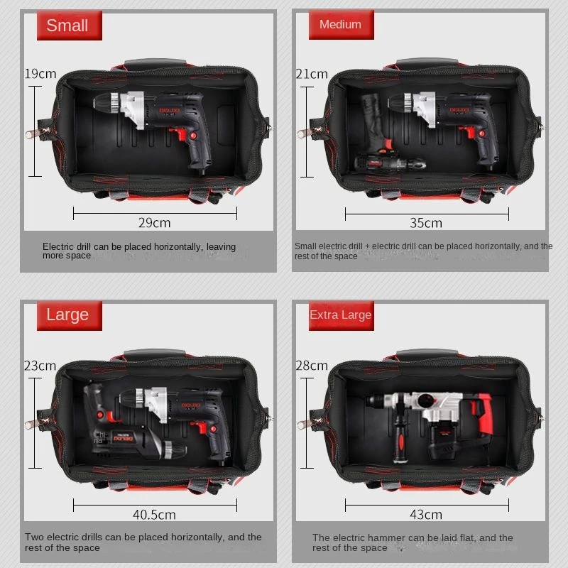Electrician multifunctional tool kit tool storage kit