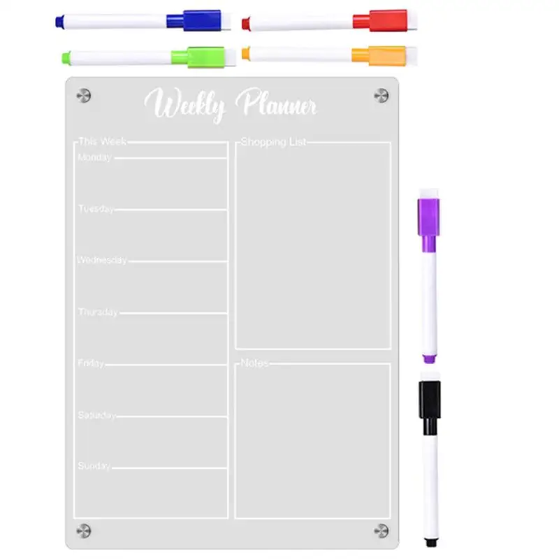 Koelkast wit bord uitwisbare maandplanner magnetische koelkast whiteboard koelkast magnetisch bord koelkaststickers message board