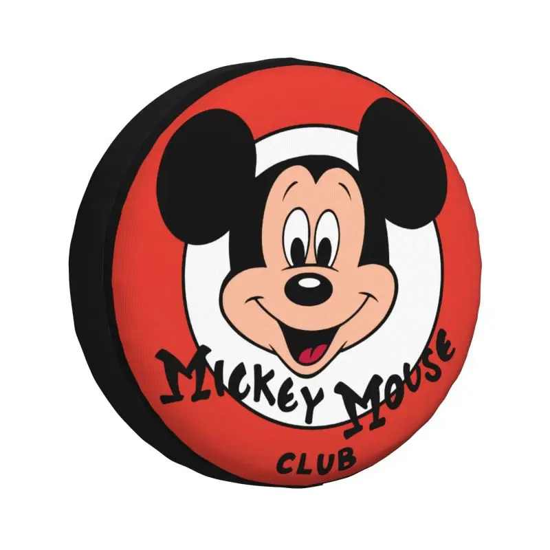 مخصص ميكي ماوس غطاء إطار العجلة الاحتياطية ل جراند شيروكي ميكي ماوس نادي رمز جيب RV SUV ملحقات السيارة التخييم #1