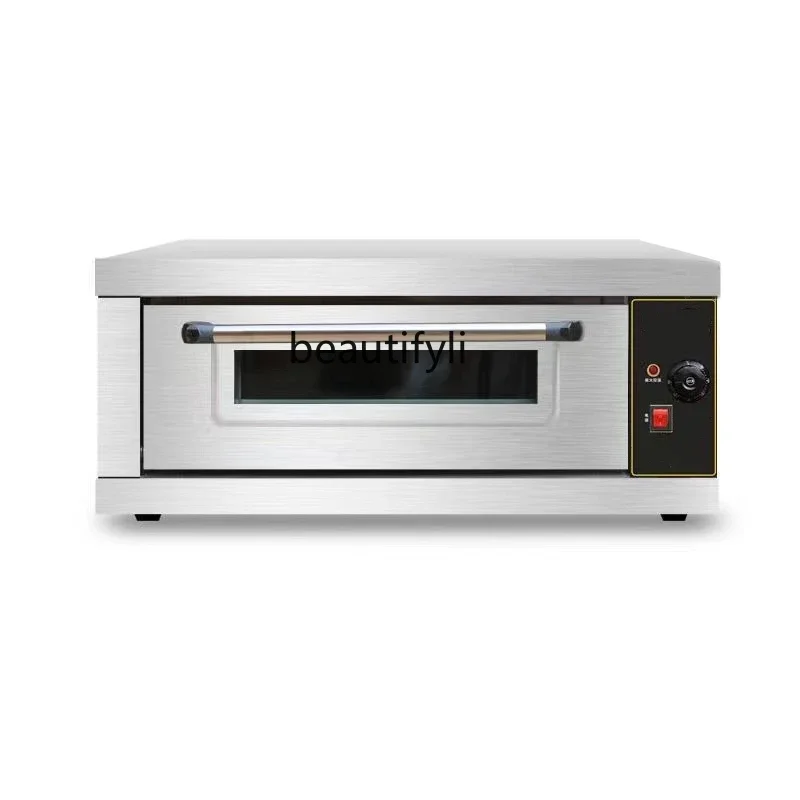 Commercial Oven Baking Oven Large Capacity Large Pizza Bread Cake Shop Gas Baking One Layer and Two Plates