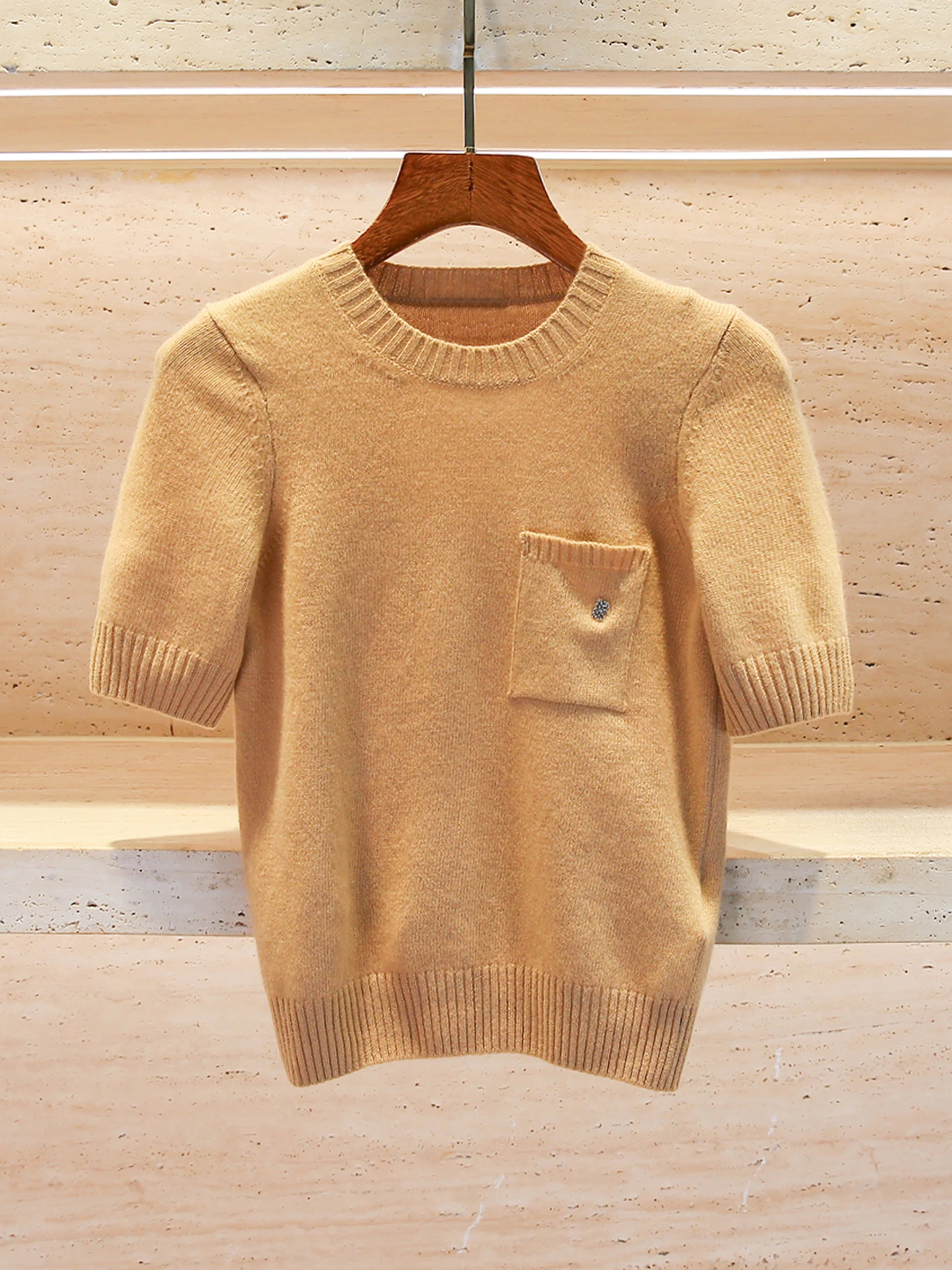 

Повседневный универсальный маленький вязаный свитер с запахом для женщин, осень-зима, элитный модный простой трикотаж для поездок на работу