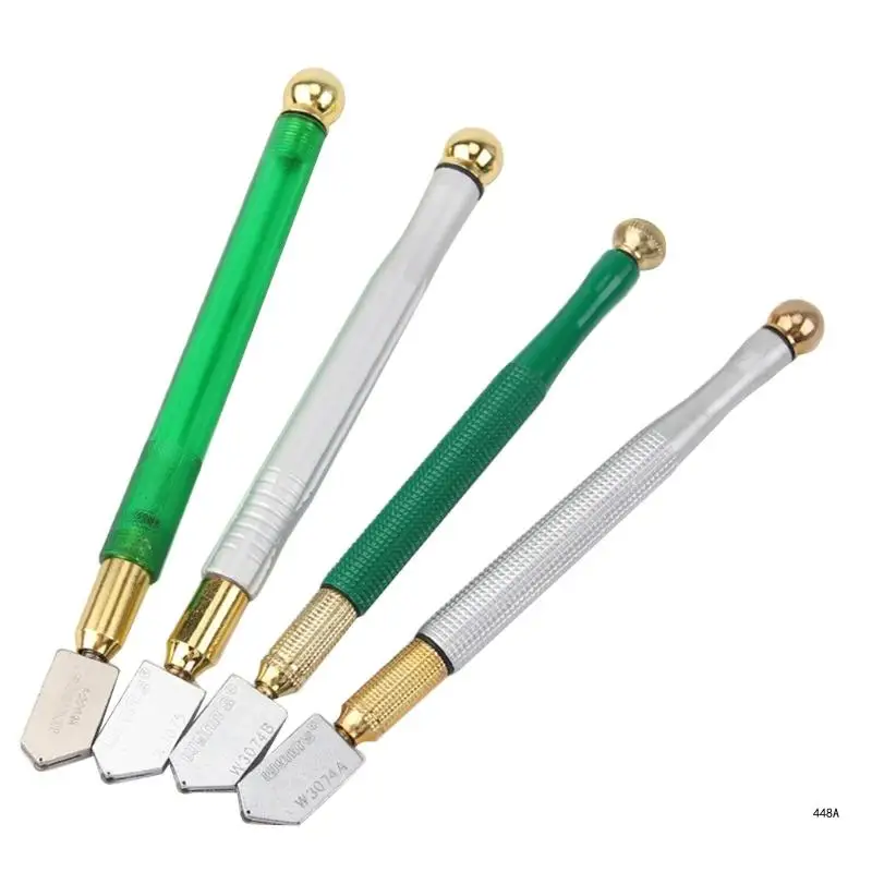 Glass Cutter 2mm-19mm Upgraded Glass Cutter Tool Pencil Style Oil Feed Tip for Glass Cutting Tiles Mirror Hand Tools