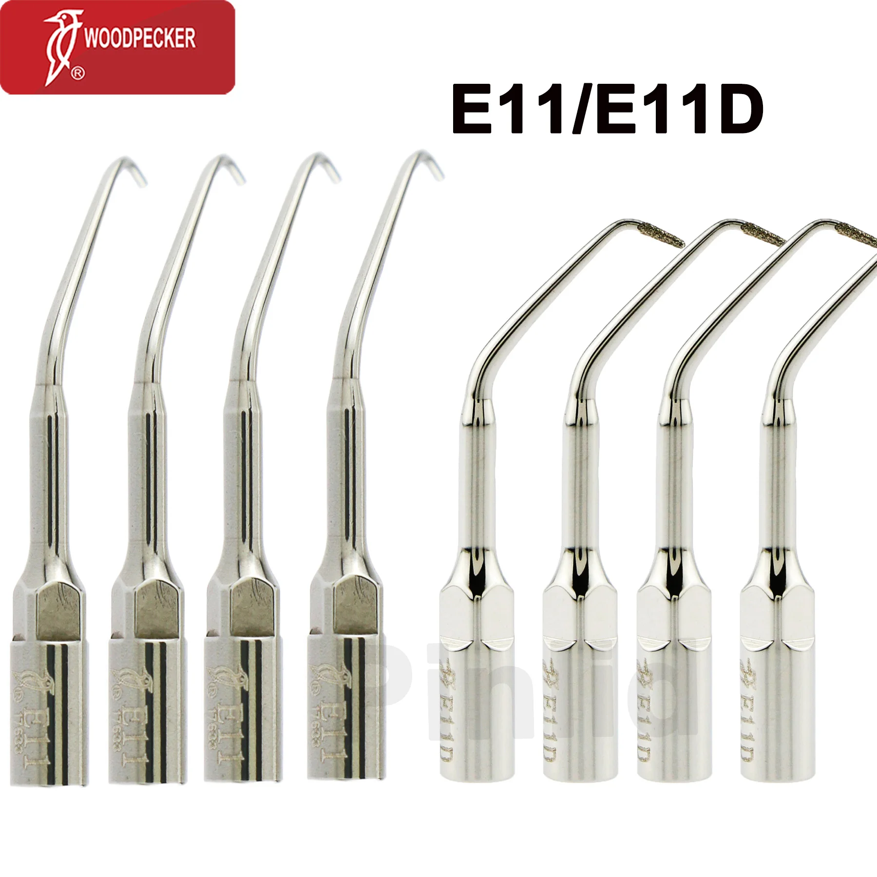 

E11/E11D Woodpecker Dental Ultrasonic Scaler Root Planning Tips fit Dental Ultrasonic Piezo Scaler Handpiece