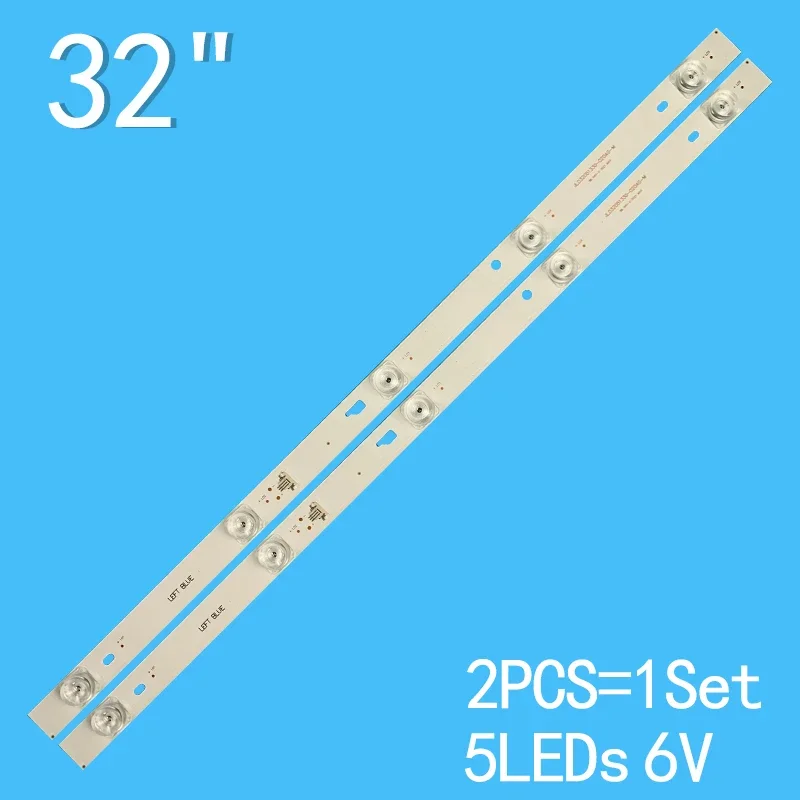 2Pcs 527MM 6V Led Tv Backlight Strip For Cantv 32inch 32HR332M05A1 V3 HR-3650-04145 C32KD210 C32KD110