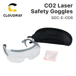 Cloudray OD6+ 10.6um Co2 Laser Safety Goggles 10600nm Protective Glasses Shield Protection Eyewear for Co2 Machine