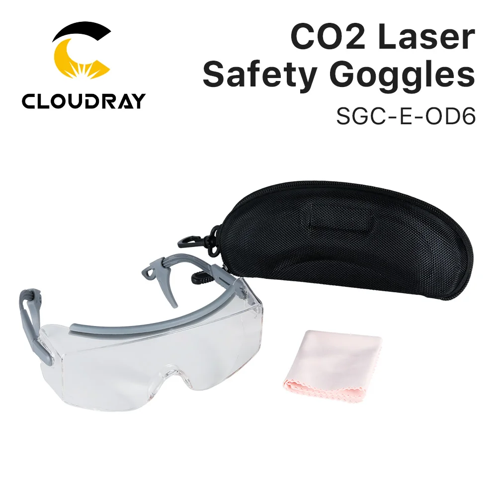 Cloudray OD6+ 10.6um Co2 Laserowe okulary ochronne 10600nm Okulary ochronne Okulary ochronne do maszyny Co2