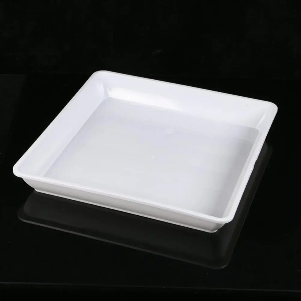 Square Plastic Plant Tray 5pcs Square Plastic Flower Pot Trays Indoor Plant Water Catchers Soil Spill for Square-shaped