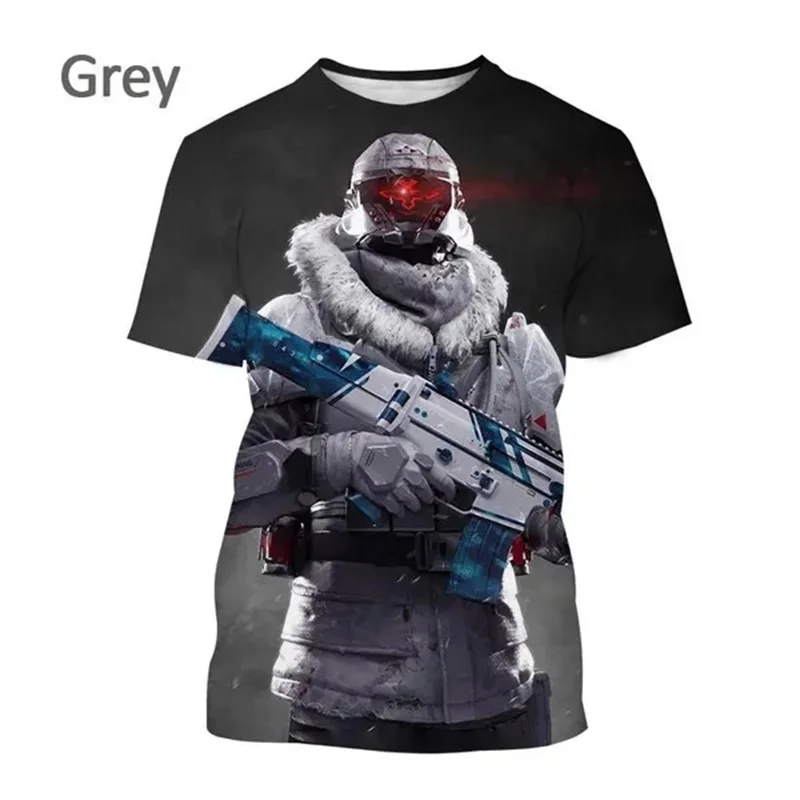 Hot Game Free Fire Graphic Tshirts For Men Women 3D Printed Unisex Cool Casual Crew Neck Tee Top Kids Hip Hop T-shirt Streetwear