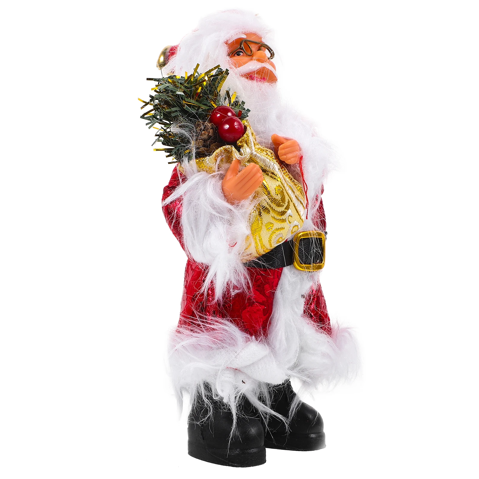 Muzyczny Święty Mikołaj Świąteczna Zabawka Elektryczny Mikołaj Dzieci Okno Prezent Tańcząca Ruchoma Figurka Plastikowy Śpiewający