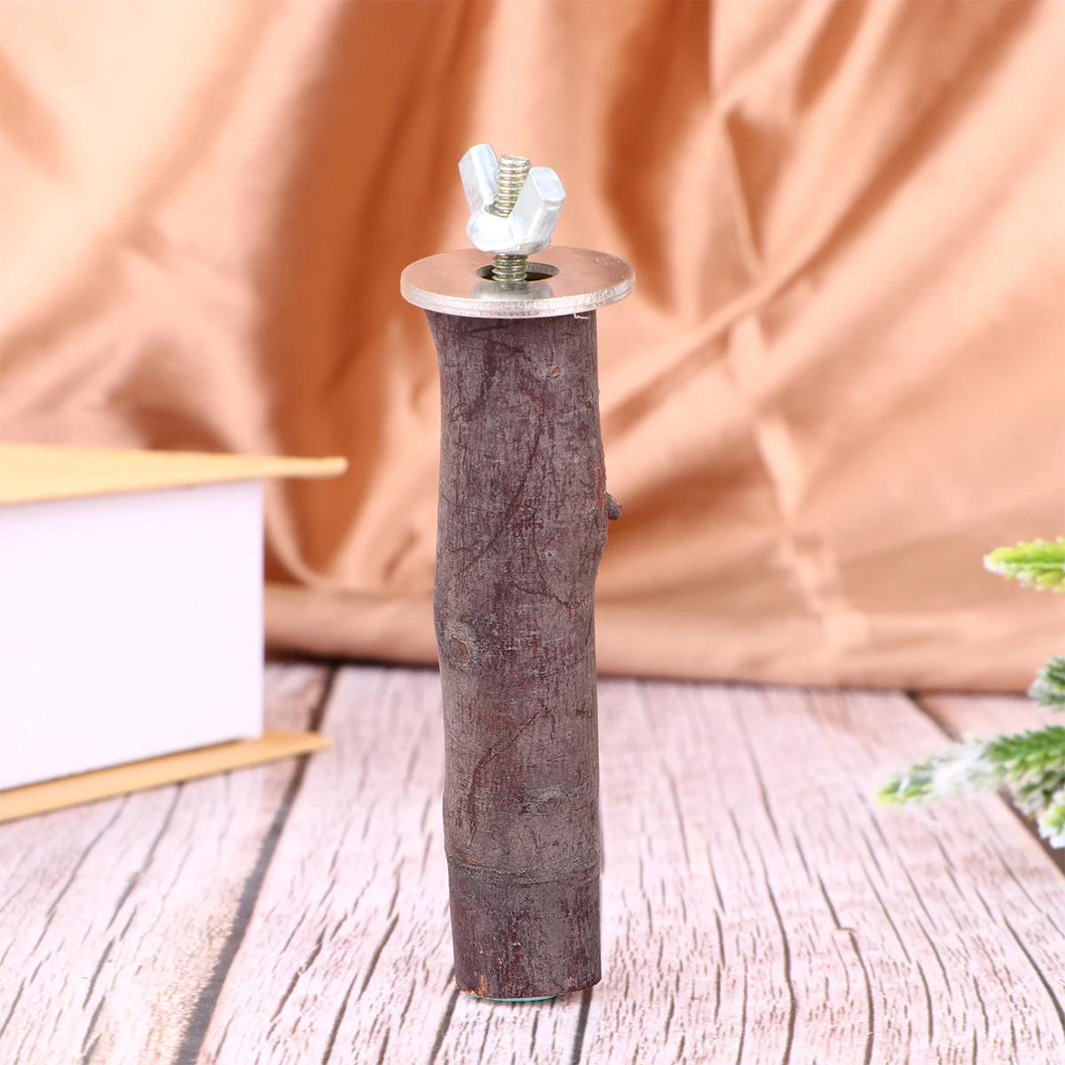 

Eco friendly Thickened Bird Perch Toy for Small Parrots Hamsters Cage Accessories Trim Nails Standing Rod Pet Cage Toy Stand