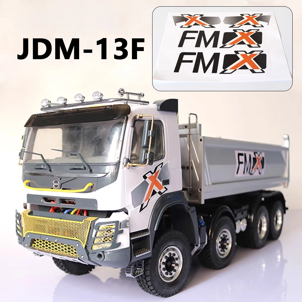 

JDMODEL JDM-13F sticker for 1/14 JDM-65D 8X8 RC dump truck model