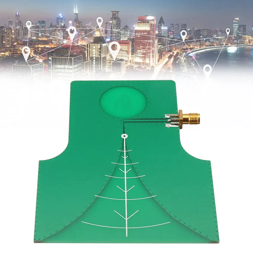 UWB Directional Broadband TEM Antenna 7dBi High Gain Broadband Directional Antenna 1.4-10.5GHz for Radio Signal Transmit Receive